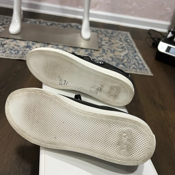 Coach Midnight Leather Porter Sneaker w/ NYC Patch - Picture 7 of 11